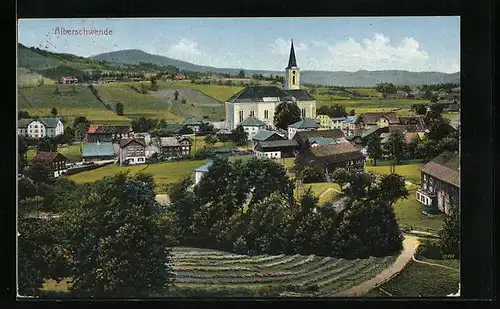 AK Alberschwende, Teilansicht mit Kirche