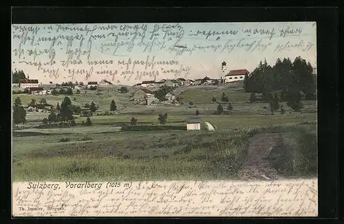 AK Sulzberg, Panorama mit Kirche