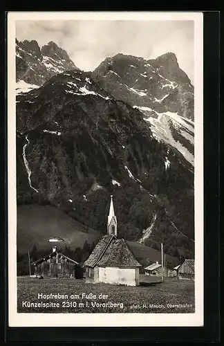 AK Hopfreben, Ortsansicht mit Künzelspitze