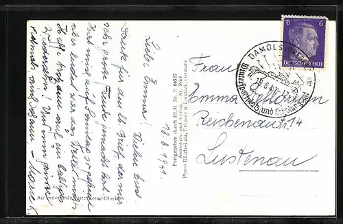 AK Damüls, Ortsansicht mit Mittagsspitze