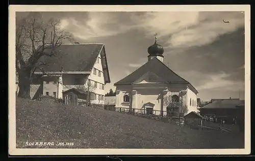 AK Sulzberg, Ortsansicht mit Kirche