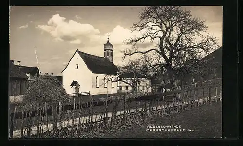 AK Alberschwende, Blick zur Merbotkapelle