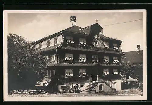 AK Schwarzenberg im Bregenzerwald, Gasthaus zum Hirschen