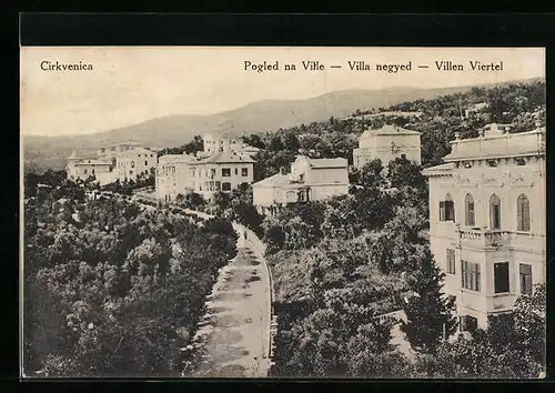 AK Cirkvenica, Villen-Viertel