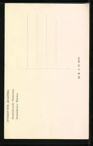 AK Dubrovnik, Dominikaner Kloster