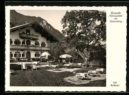AK Ruhpolding, Bergcafe Weingarten am Unternberg