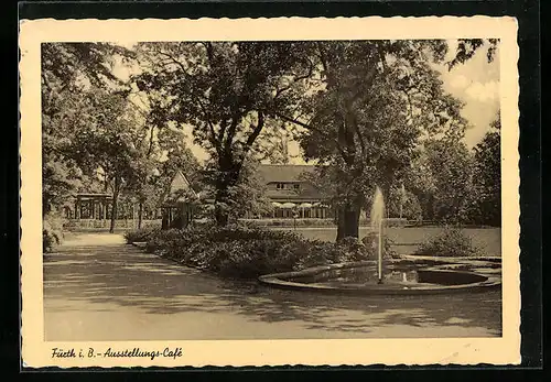 AK Fürth i. B., Ausstellungs-Cafe