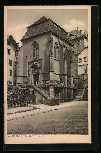 AK Wertheim, Ansicht der Kilianskapelle