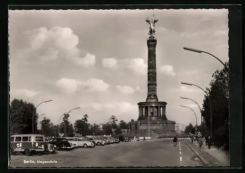 AK Berlin, Siegessäule am Grosser Stern