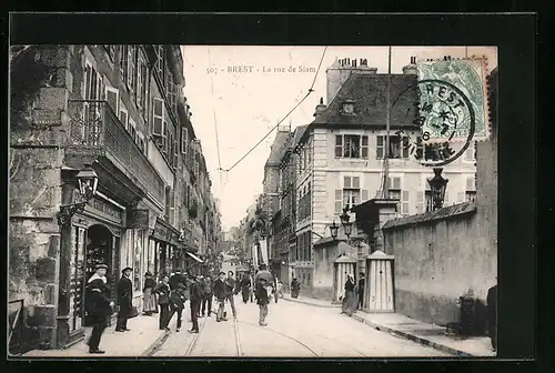 AK Brest, La Rue de Siam