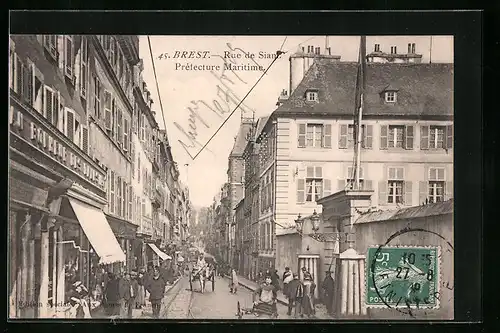 AK Brest, Préfecture Maritime, Rue de Siam