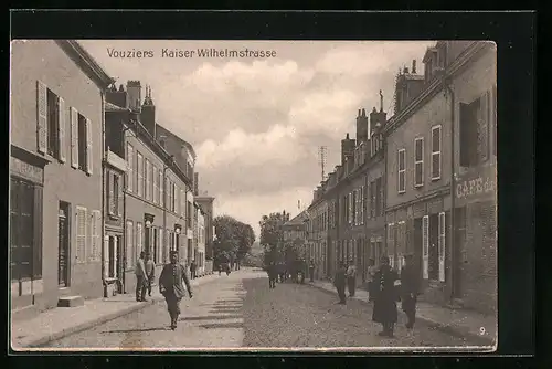AK Vouziers, Kaiser Wilhelmstrasse