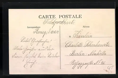 AK Charleville, Vue prise du Plateau de Barthaucour