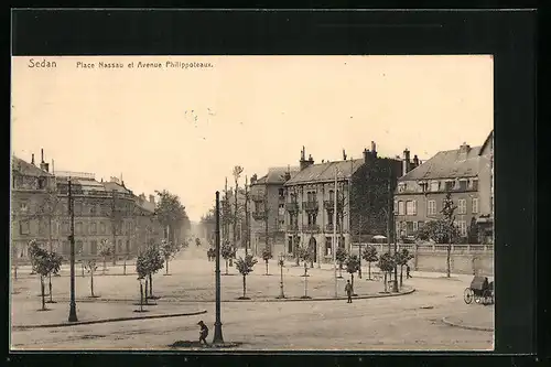AK Sedan, Place Nessau et Avenue Philippoteaux