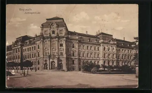 AK Bayreuth, Partie am Justizgebäude