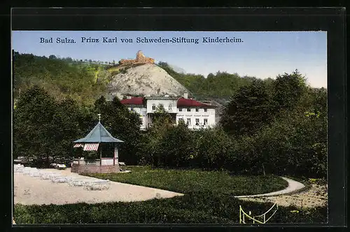 AK Bad Sulza, Prinz Karl von schweden-Stiftung Kinderheim