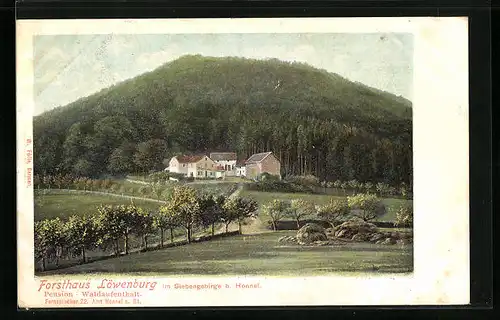 AK Honnef /Siebengeb., Forsthaus Löwenburg mit Umgebung