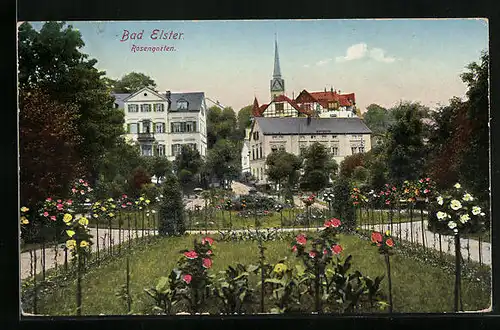 AK Bad Elster, Rosengarten