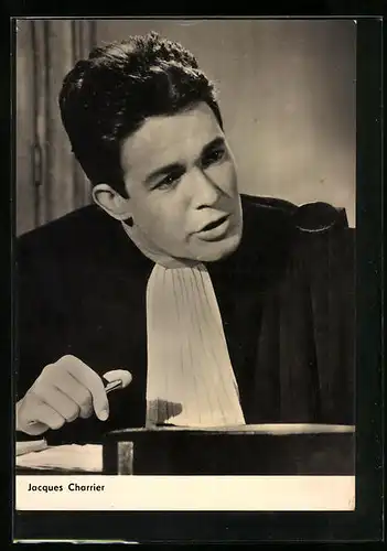 AK Schauspieler Jacques Charrier spielt eine Rolle