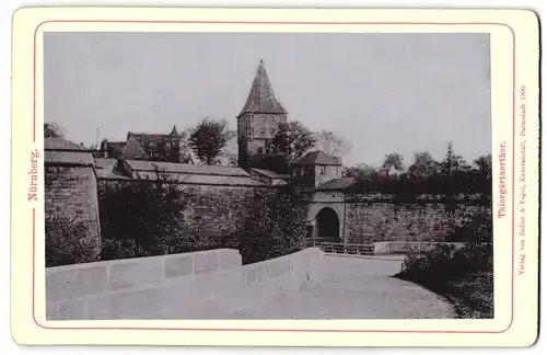 Fotografie Zedler & Vogel, Darmstadt, Ansicht Nürnberg, Partie am Thiergärtnerthor