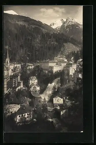 AK Bad Gastein, Panoramablick vom Berg aus