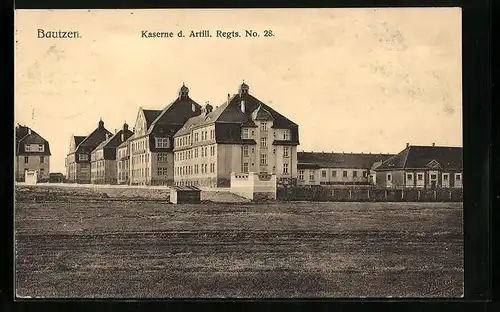 AK Bautzen, Kaserne d. Artill. Regts. No. 28