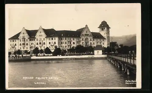 AK Lochau-Bregenz, Blick zum Strand Palast Hotel