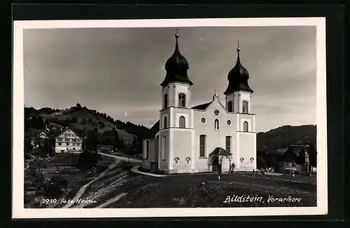 AK Bildstein, Ortspartie mit Kirche