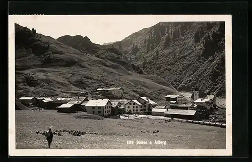 AK Stuben a. Arlberg, Panorama