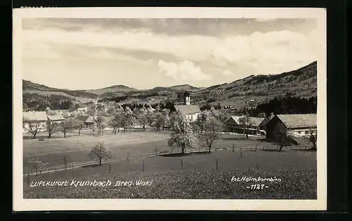 AK Krumbach, Teilansicht von Feldern aus