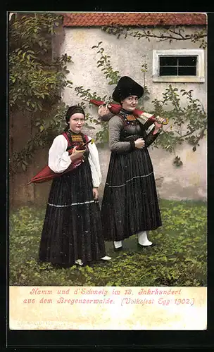 AK Egg, Volksfest 1902, Namm und d`Schmelg