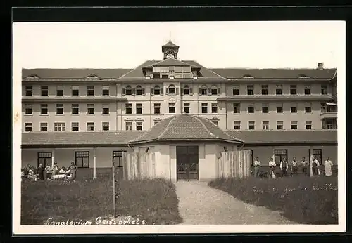 AK Bludesch, Sanatorium Geissbühel mit Patienten und Ärzten