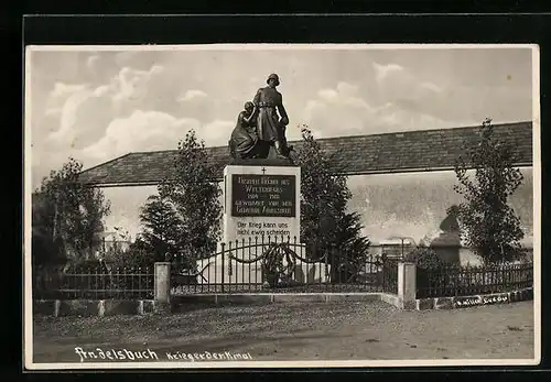AK Andelsbuch, Kriegerdenkmal für die Gefallenen des I. Weltkriegs