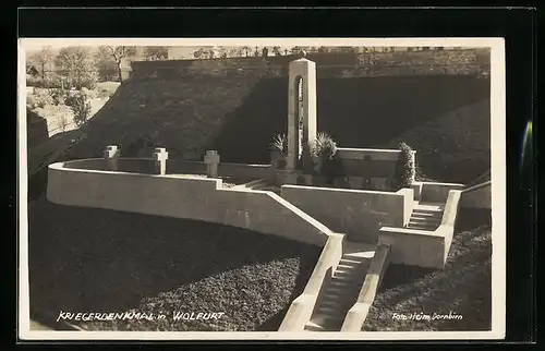 AK Wolfurt, Kriegerdenkmal mit Friedhof