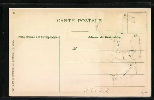 Präge-AK Postbote mit Briefen und Briefmarken