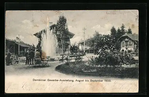 AK Dornbirn, Gewerbe-Ausstellung 1900