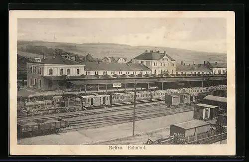 AK Bebra, Ansicht des Bahnhofs
