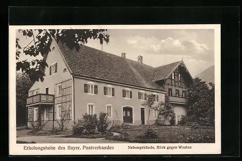 AK Brannenburg, Erholungsheim des Bayer. Postverbandes - Nebengebäude