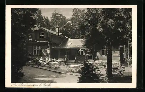 AK Ruhla /Thüringen, Waldgasthaus zum drei Herrenstein am Rennsteig