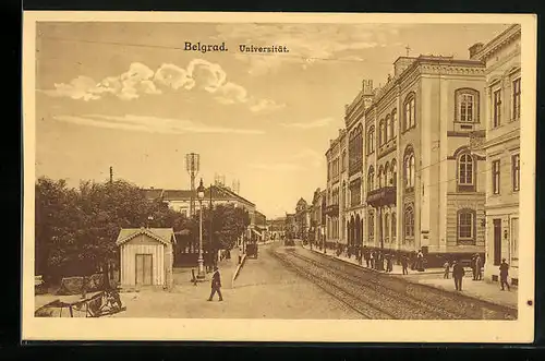 AK Belgrad, an der Universität