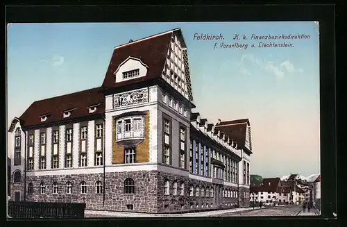 AK Feldkirch, K. k. Finanzbezirksdirektion f. Vorarlberg und Liechtenstein