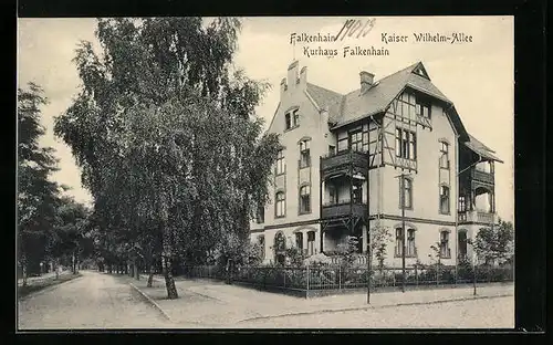 AK Falkenhain, Kurhaus Falkenhain in der Kaiser Wilhelm-Allee