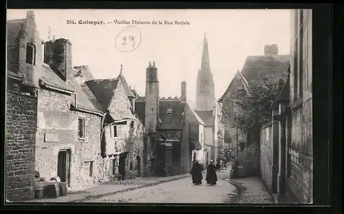 AK Quimper, Vieilles Maisons de la Rue Royale