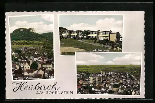 AK Heubach am Rosenstein, Rosenstein, Schillerschule, Hochhaus
