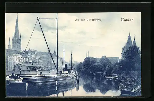 AK Lübeck, Anlegestelle an der Untertrave