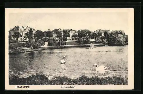 AK Rendsburg, Partie am Gerhardsteich
