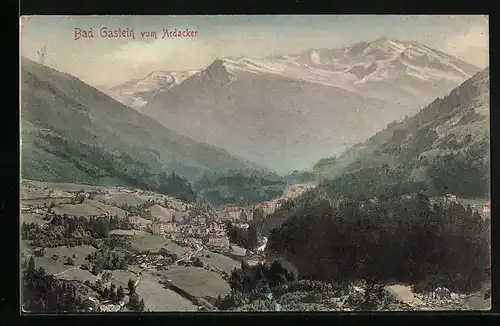 AK Bad Gastein, Panoramablick vom Ardacker