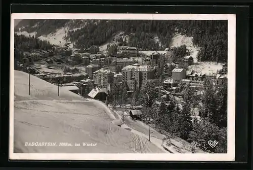 AK Badgastein, Totale im Winterglanz
