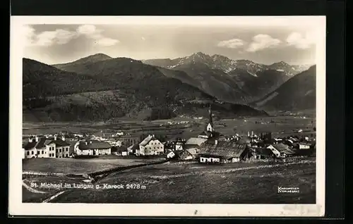 AK St. Michael im Lungau, Panirama mit Kareck