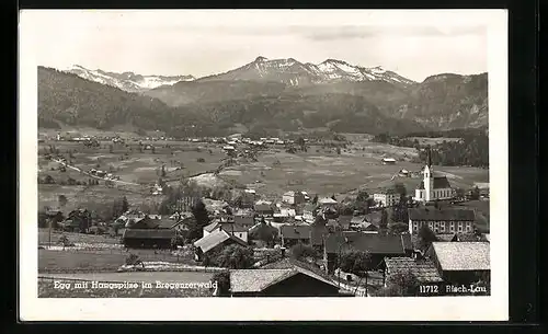 AK Egg, Egg mit Hangspitze im Bgegenzerwald